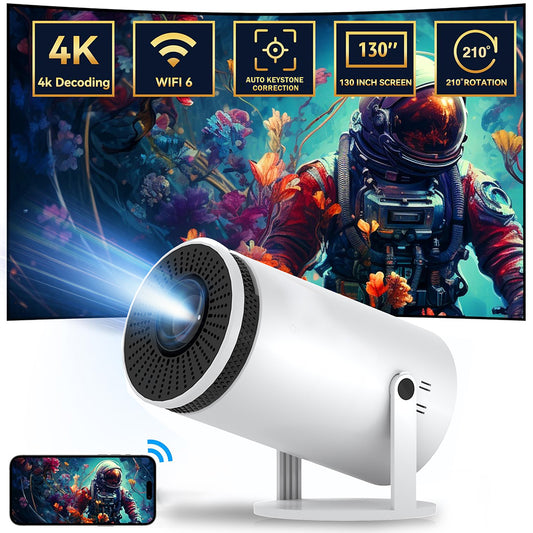 Portable 4K Mini HD Projector with Bluetooth - Y5S Home Theater Solution